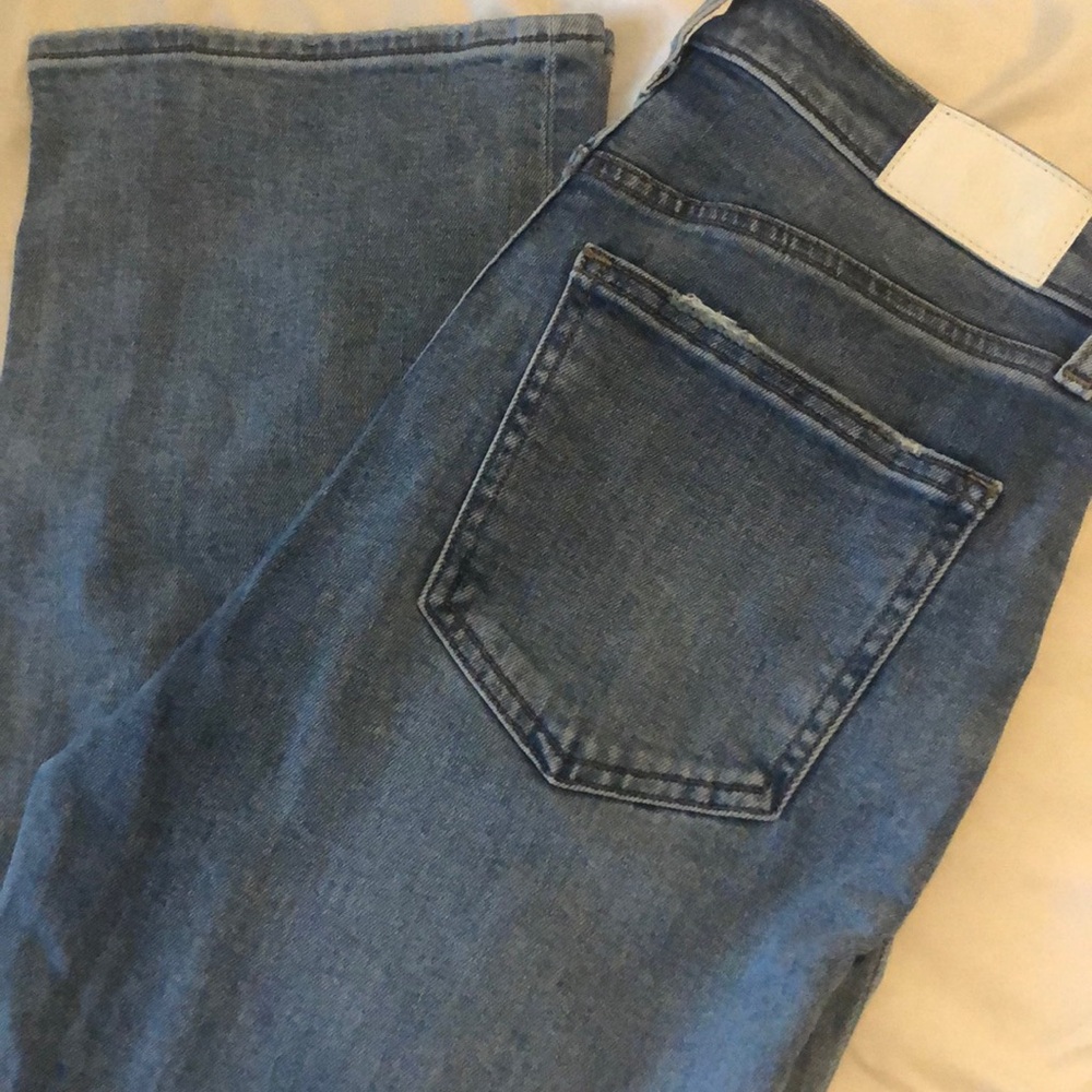 Pistola denim cropped flare bottom